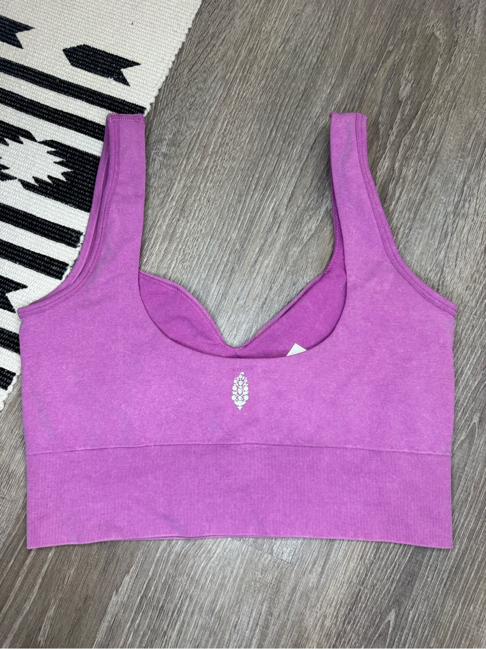 FP Free People Movement Good Karma So Serene Sweetheart Bra Sz M/L - Picture 4 of 9